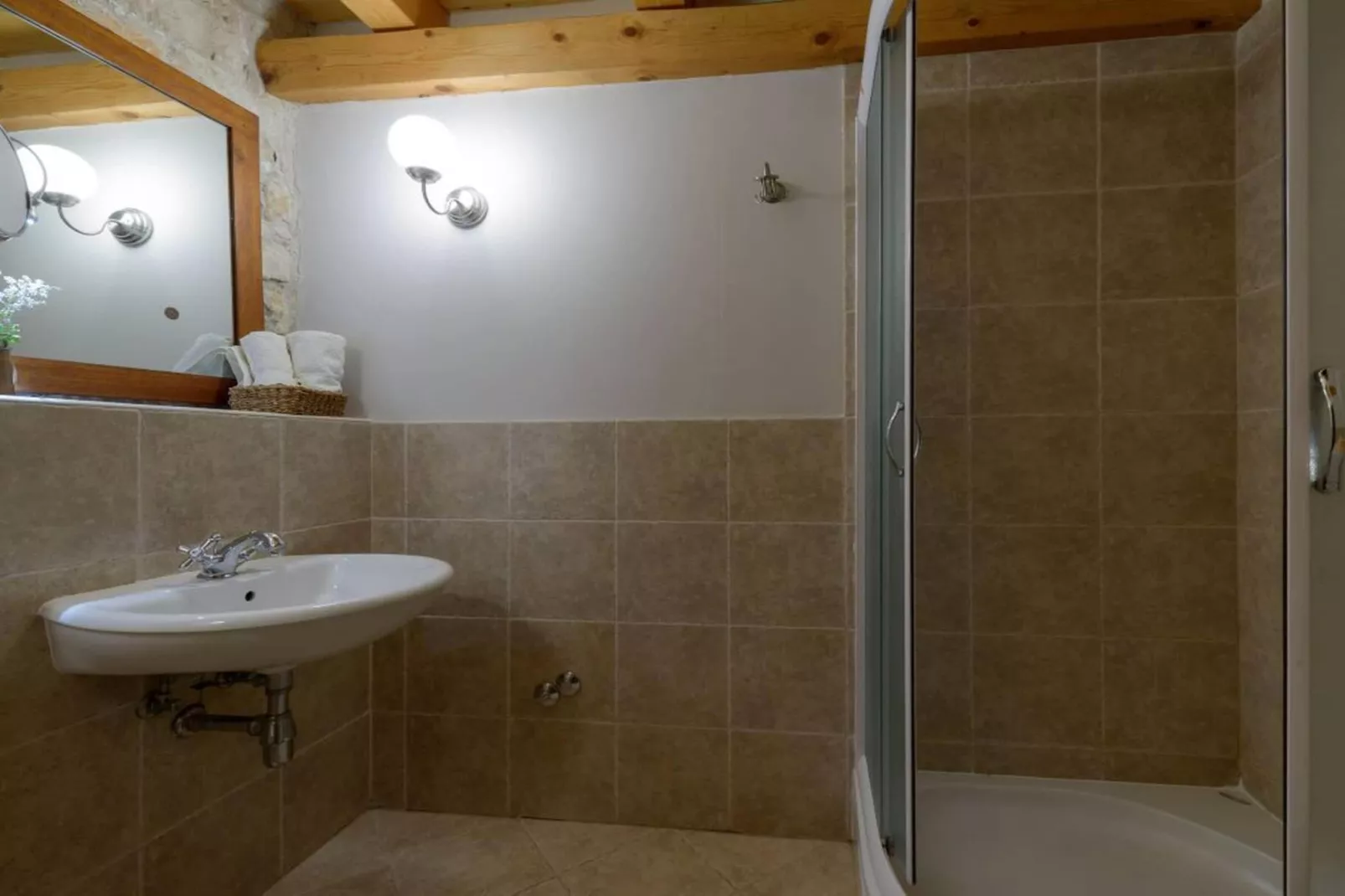 Luxury Seafront Villa Mare Orebic with Pool - Badkamer