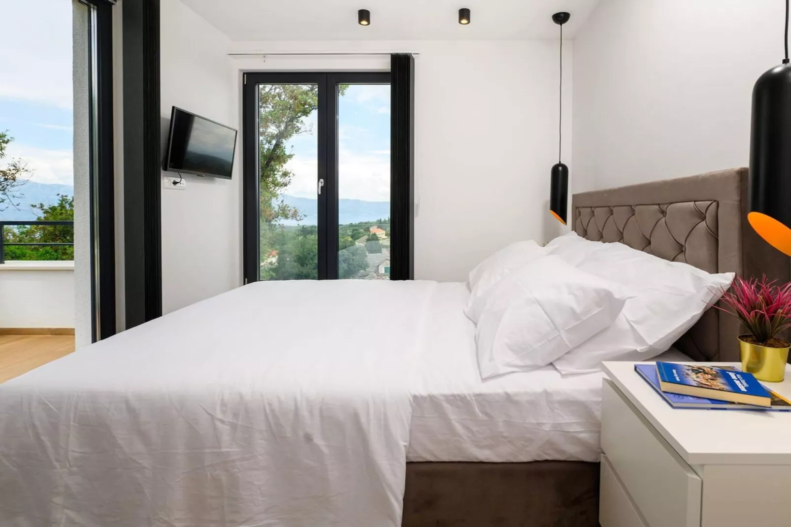 Luxury Villa Soleia Skrip with Private Pool - Slaapkamer