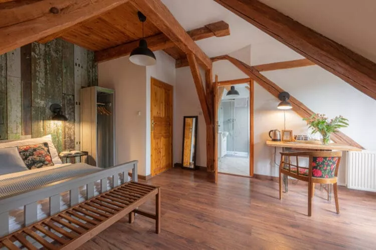 Dworek w Bełcznej-Slaapkamer