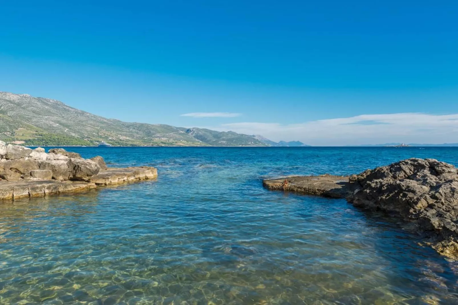 Luxury Seafront Villa Mare Orebic with Pool - Gebieden zomer 5km