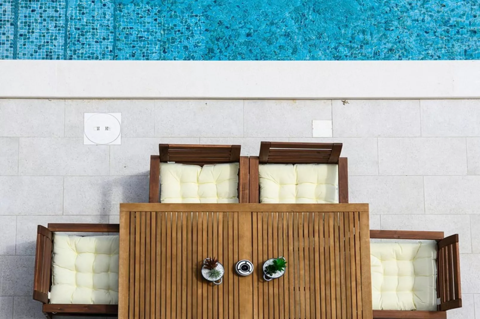 Luxury Villa Soleia Skrip with Private Pool - Uitzicht zomer