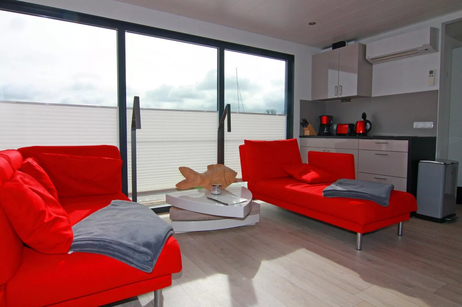 Houseboat Floating Houses Blue Active, Ribnitz-Damgarten-Blue Active