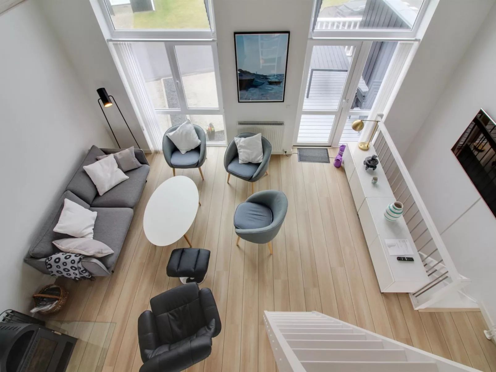 "Adna" - 700m from the sea - Binnen