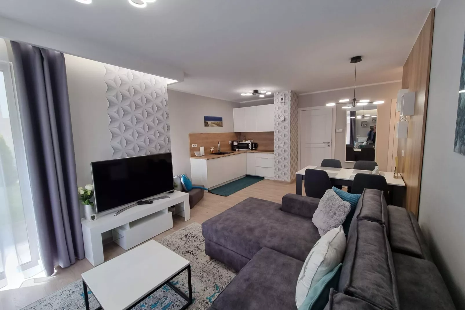 Apartementy Rezydencja Park Mielno-Woonkamer