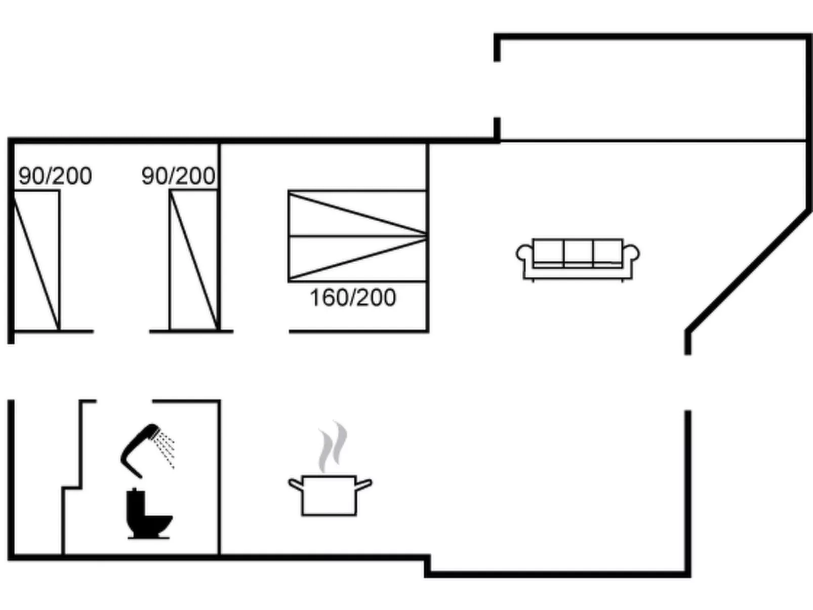 "Anttoni" - 350m from the sea - Binnen