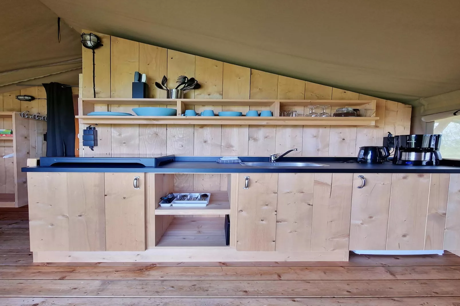 Luxe glamping met badkamer 2 - Keuken