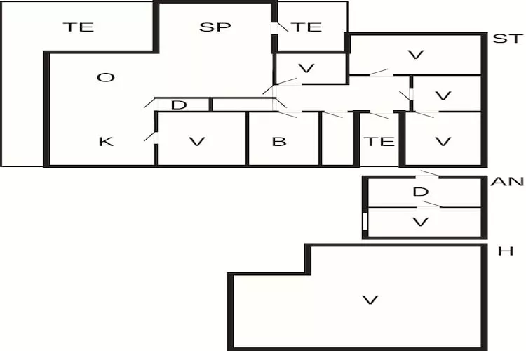 12 persoons vakantie huis in Skare-By Traum - Plattegrond