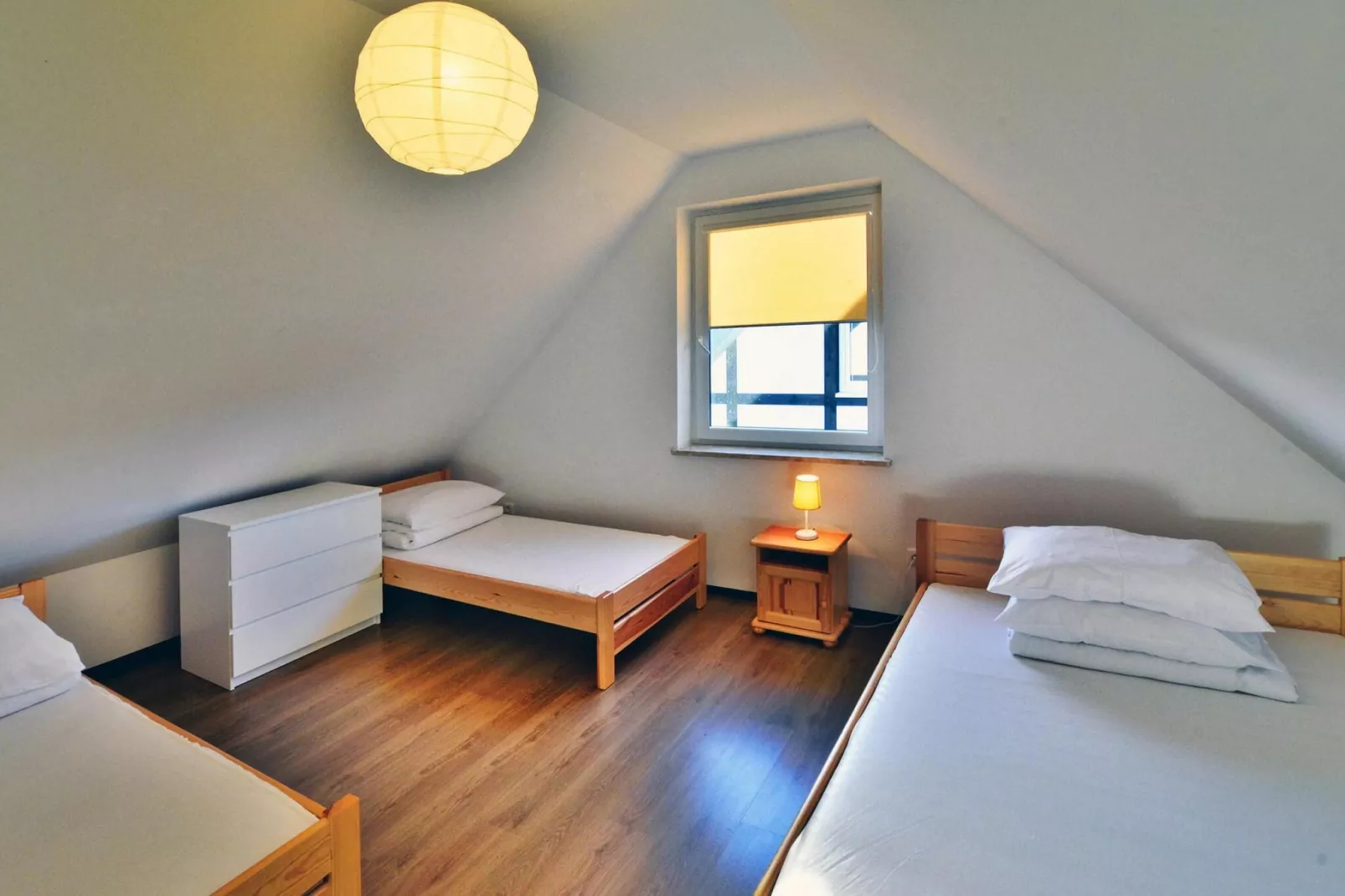 Piętrowy dom wakacyjny z tarasem 40 m2 dla 5 osób Jarosławiec-Slaapkamer