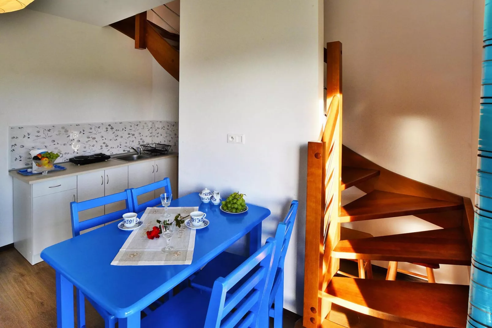 Piętrowy dom wakacyjny z tarasem 40 m2 dla 5 osób Jarosławiec-Overloop