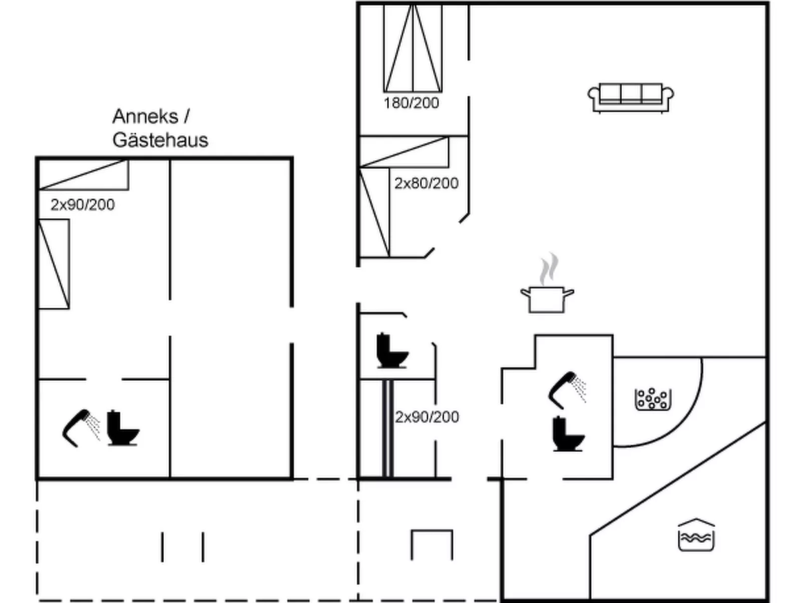 "Hilmer" - 180m from the sea