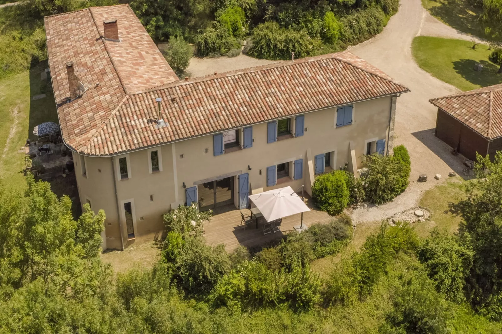 SCI Le Caz Propriété – Villa de Luxe dans le Sud de la France 20 persons - Buitenkant zomer