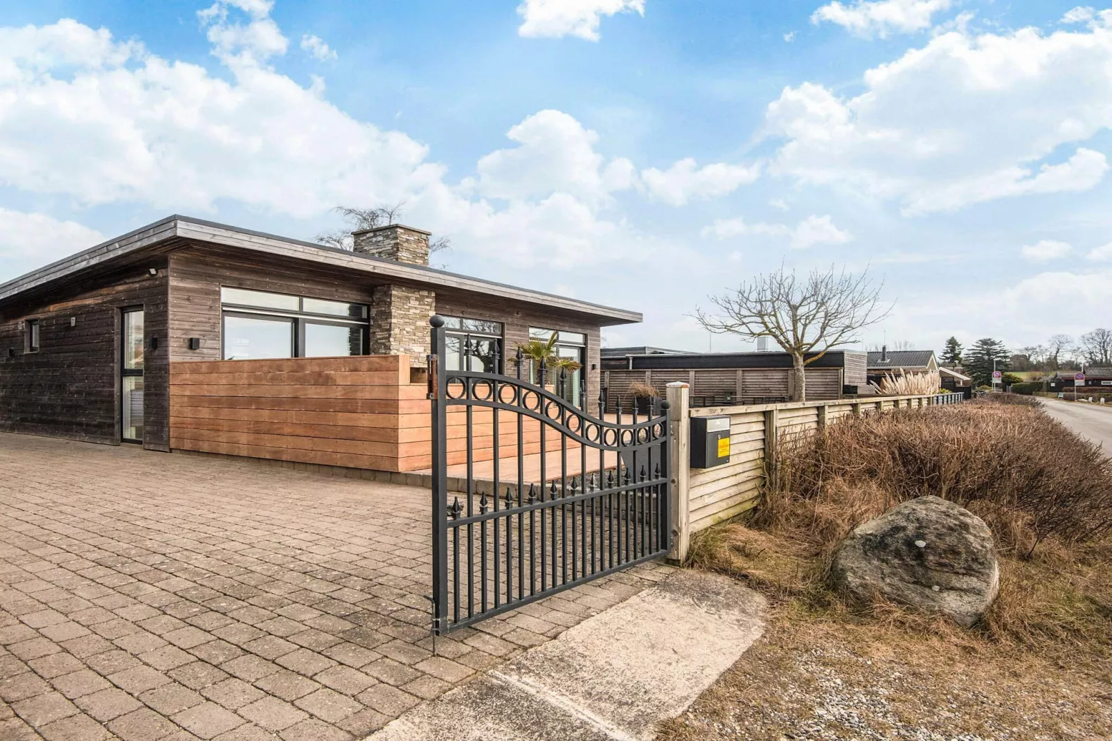 4 sterren vakantie huis in Rønde - Buitenlucht