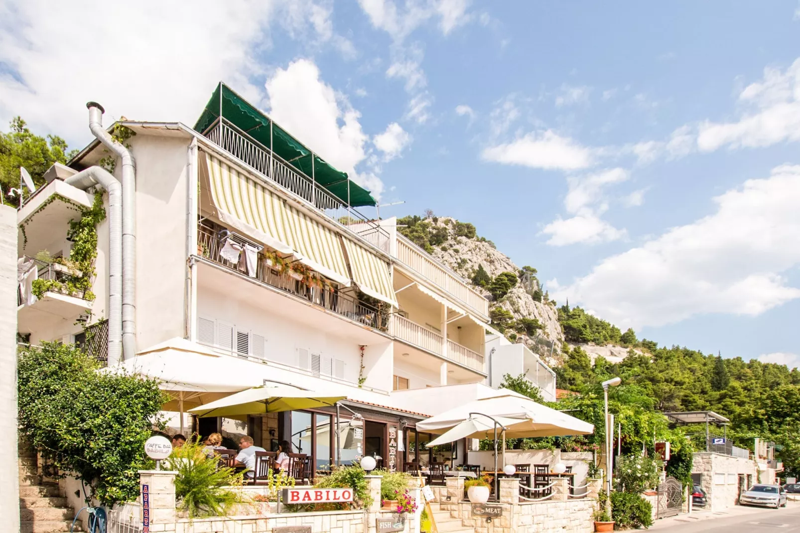 Studio apartment Babilo A3 - Buitenkant zomer