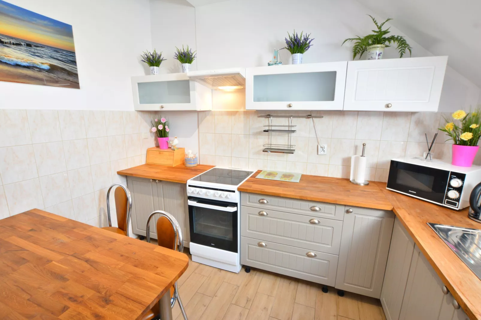 Mieszkanie wakacyjne 60 m2 Słowino-Keuken
