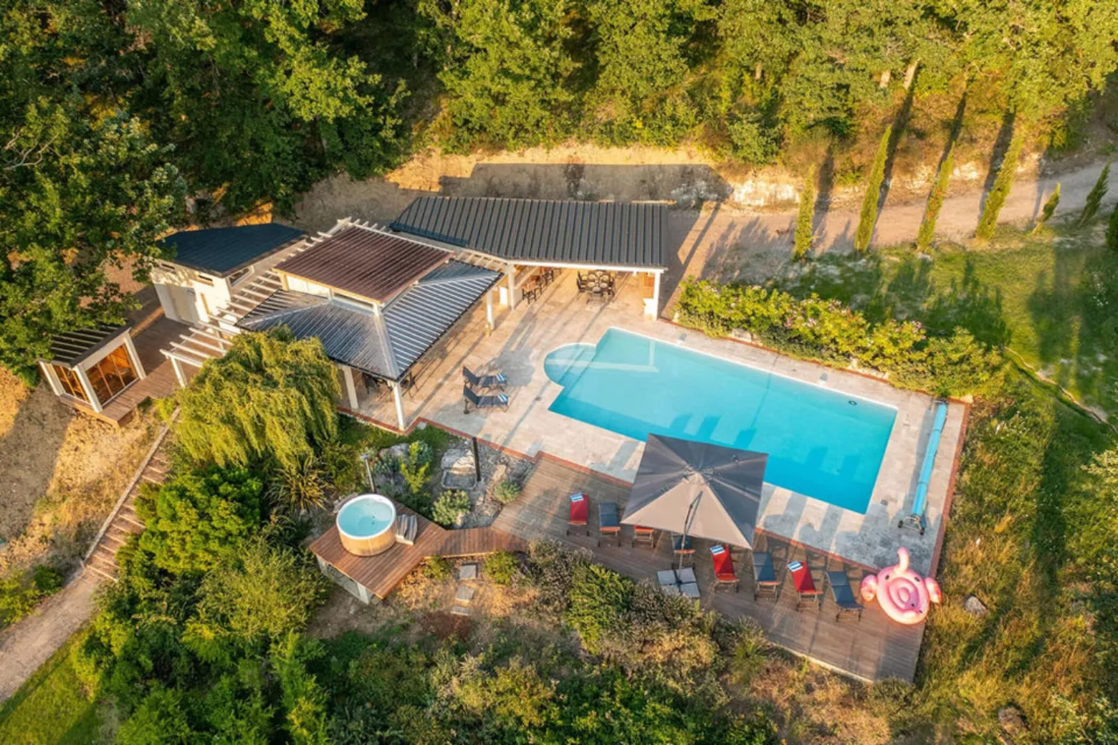 SCI Le Caz Propriété – Villa de Luxe dans le Sud de la France 16 persons - Zwembad