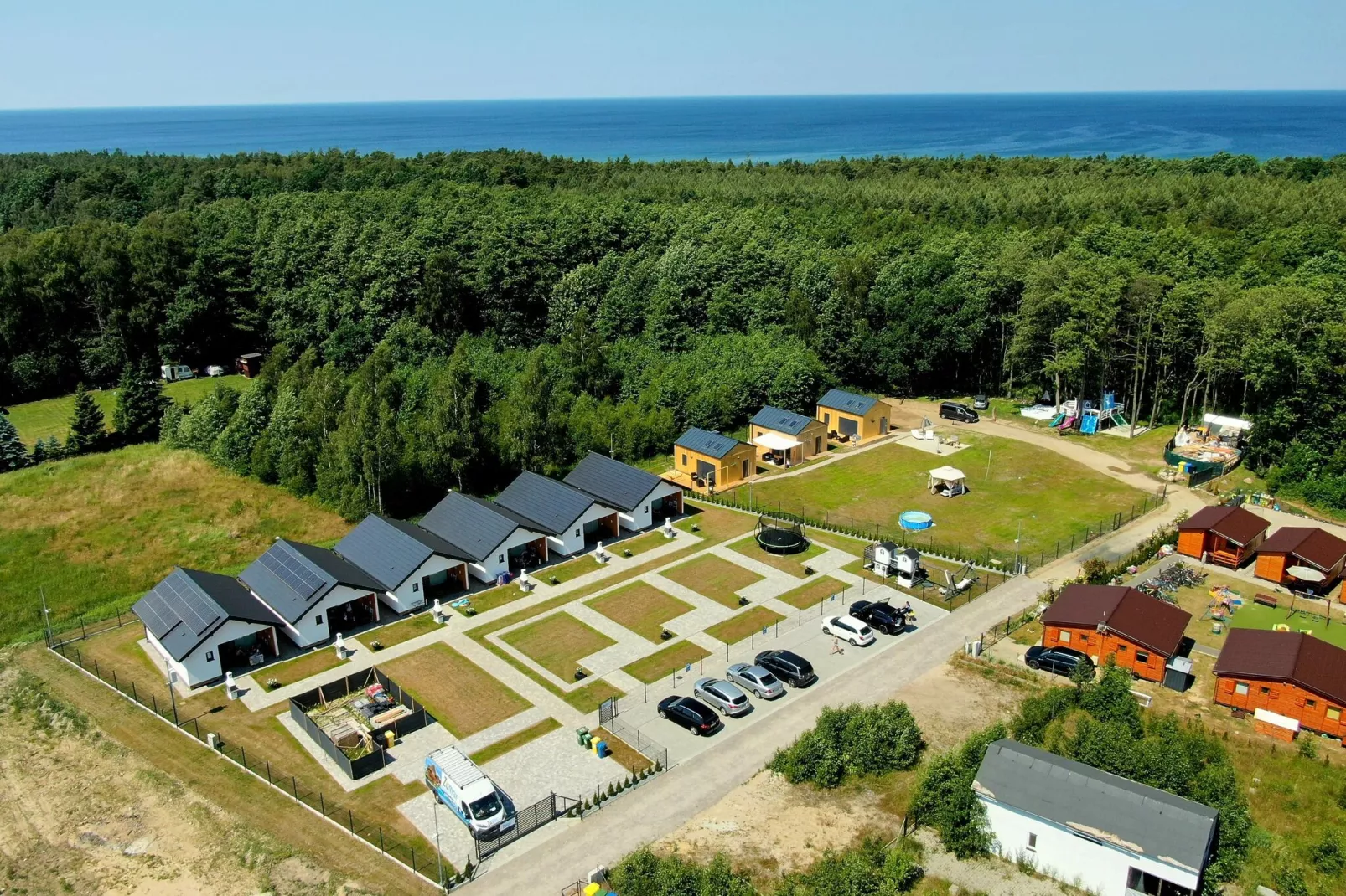 Domki letniskowe dla 6 osób Wicie-Buitenlucht