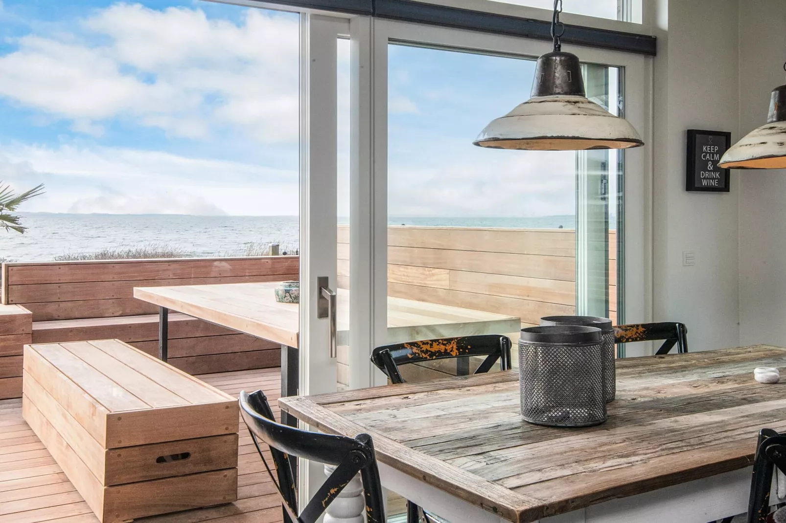 4 sterren vakantie huis in Rønde - Waterzicht