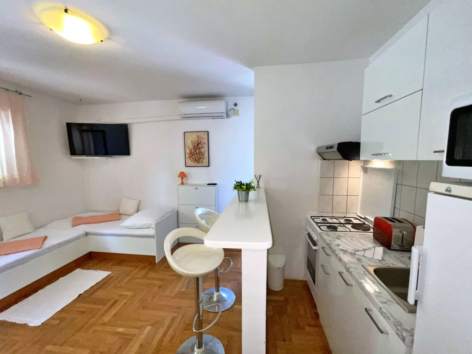 Apartment Brebric - 540 Meter vom Meer entfernt - Binnen