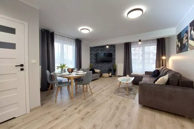 Apartament Baltic Sands Darlowko-Woonkamer