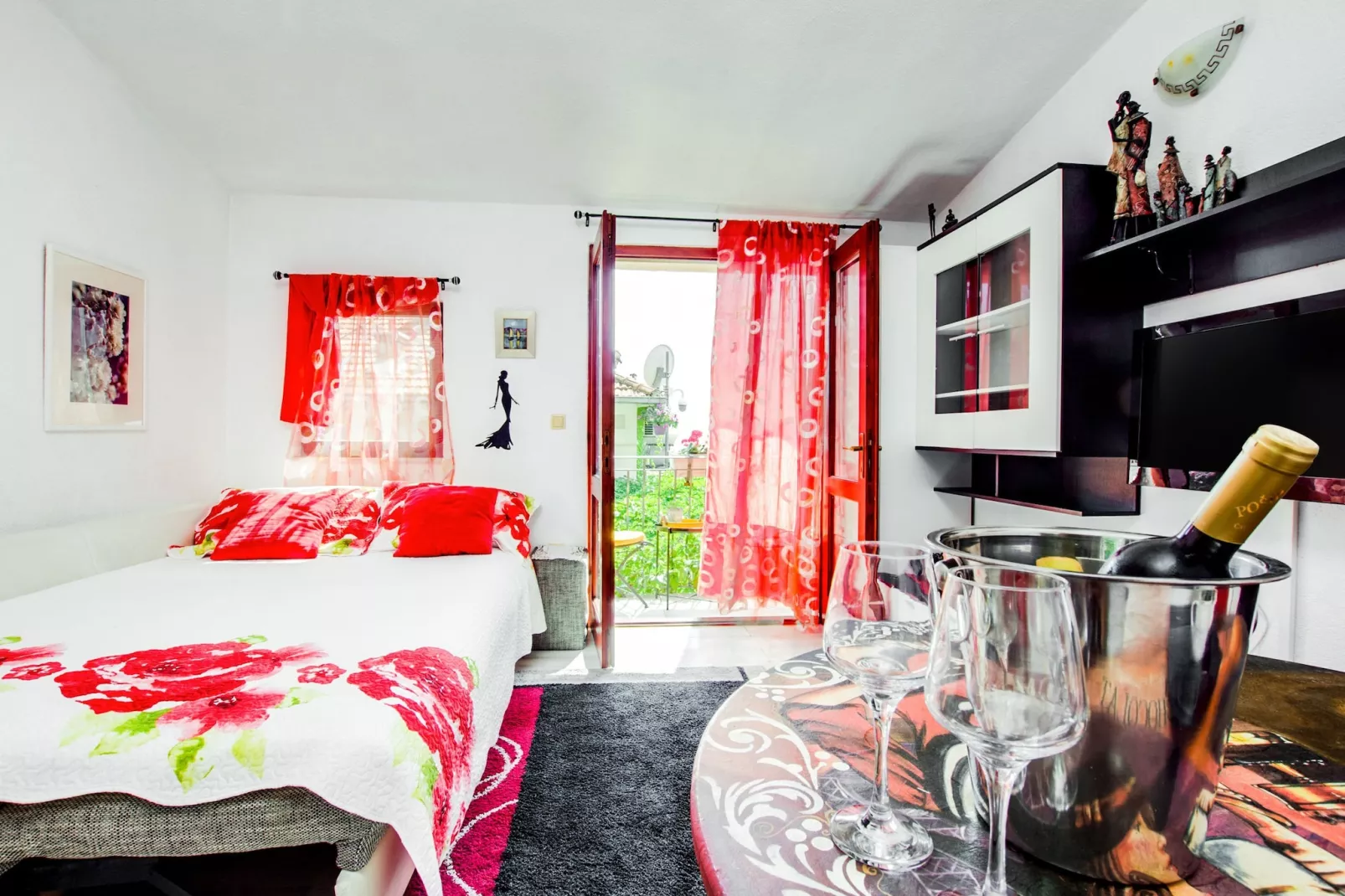 Studio apartment Babilo A3 - Slaapkamer