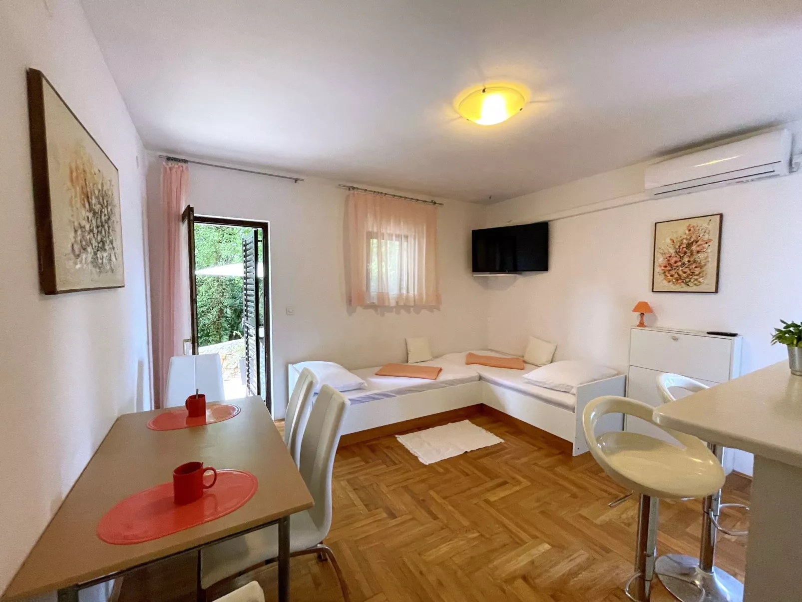 Apartment Brebric - 540 Meter vom Meer entfernt - Binnen