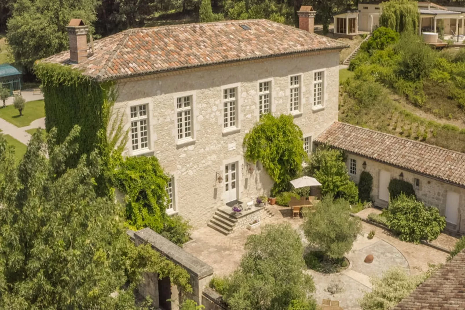 SCI Le Caz Propriété – Villa de Luxe dans le Sud de la France 20 persons - Buitenkant zomer