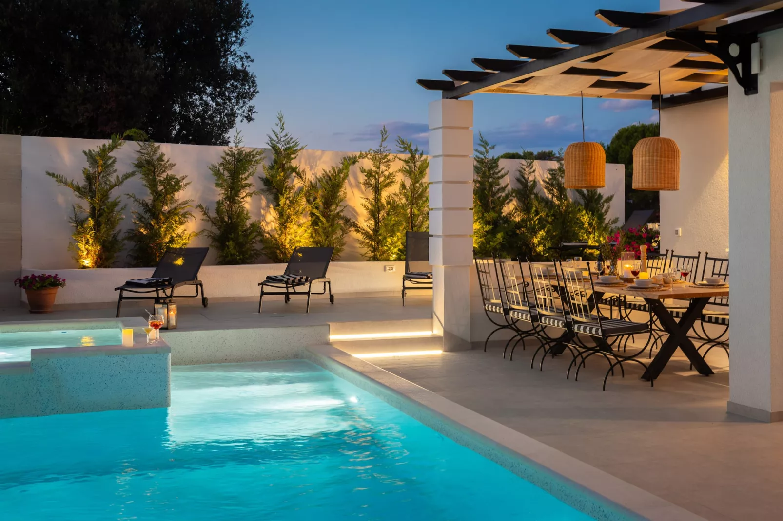 Villa Verde Ražanj with heated pool - Zwembad