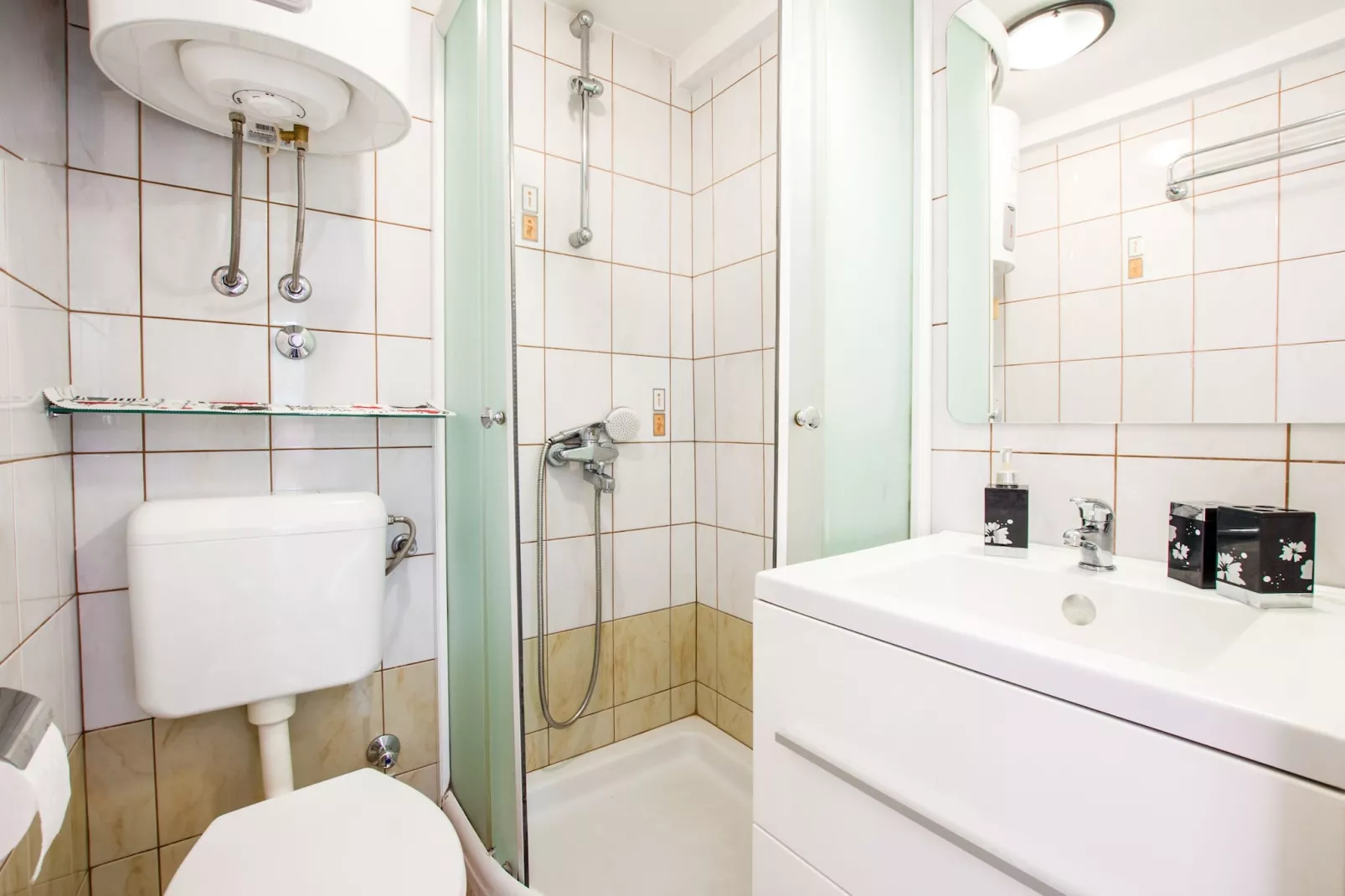 Studio apartment Babilo A3 - Badkamer