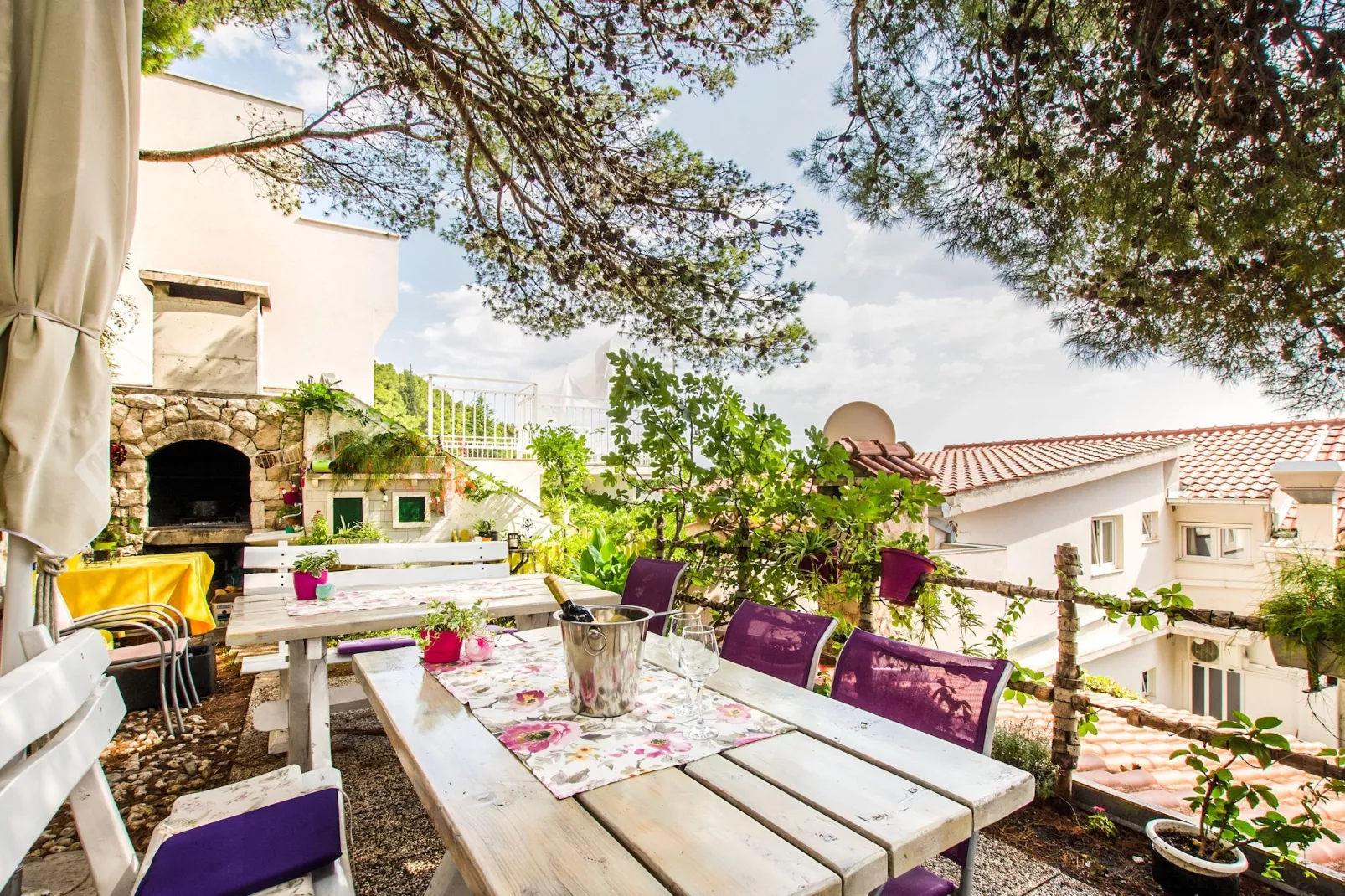 Studio apartment Babilo A3 - Terrasbalkon