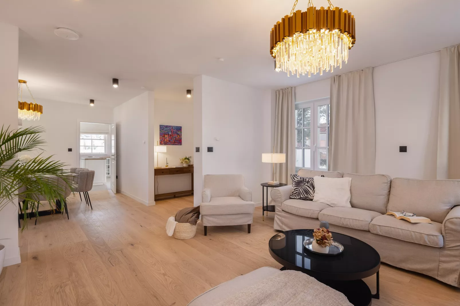 Villa Verde Ražanj with heated pool - Woonkamer