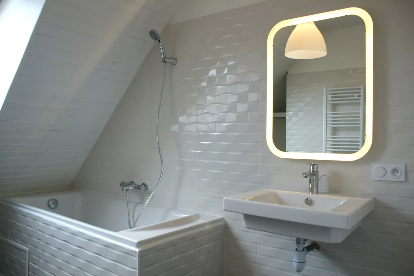 Holiday home in Locquirec - Badkamer