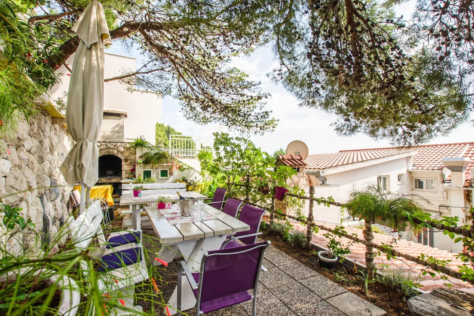 Studio apartment Babilo A3 - Tuinen zomer