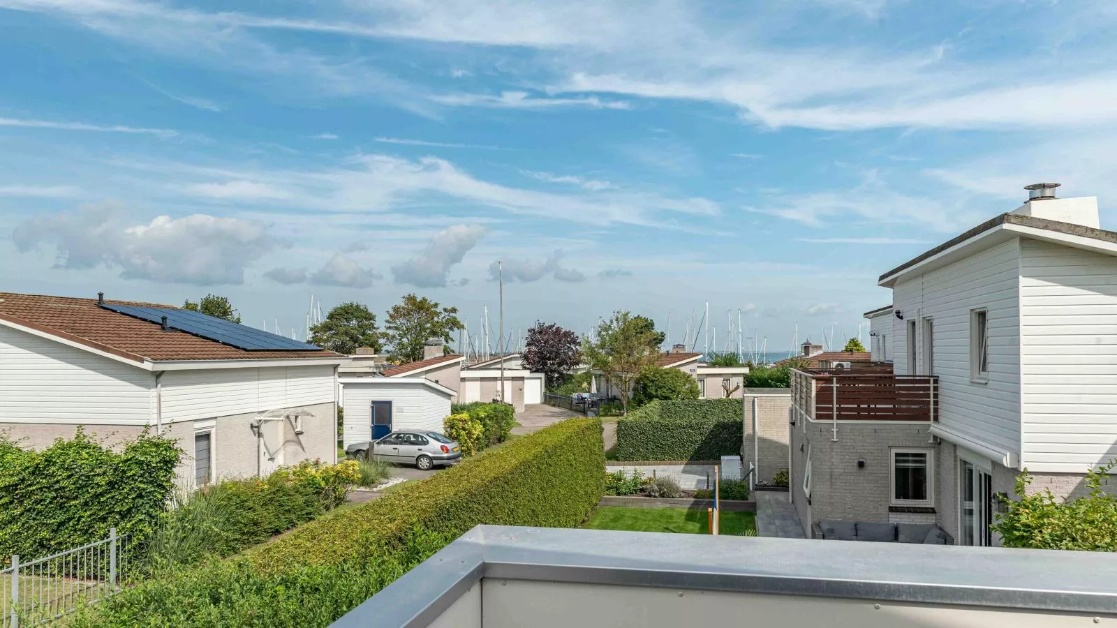 Zeeuwse Wellness Lodge - Uitzicht zomer