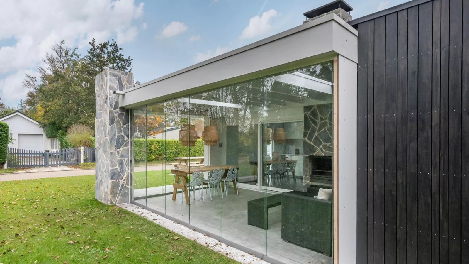 Bos  Meer Lodge Kamperland - Terrasbalkon