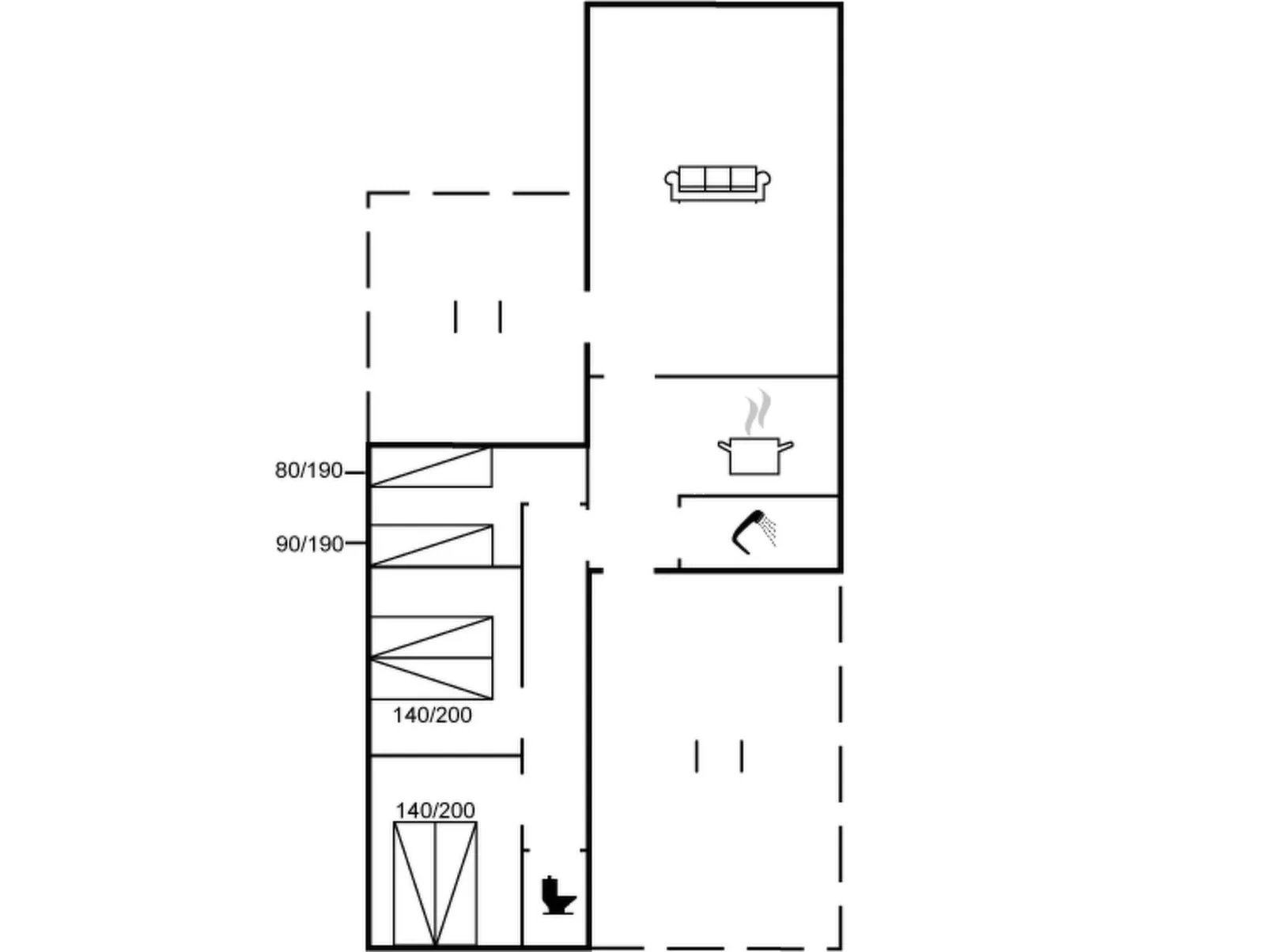 "Hannelore" - 700m from the sea - Binnen