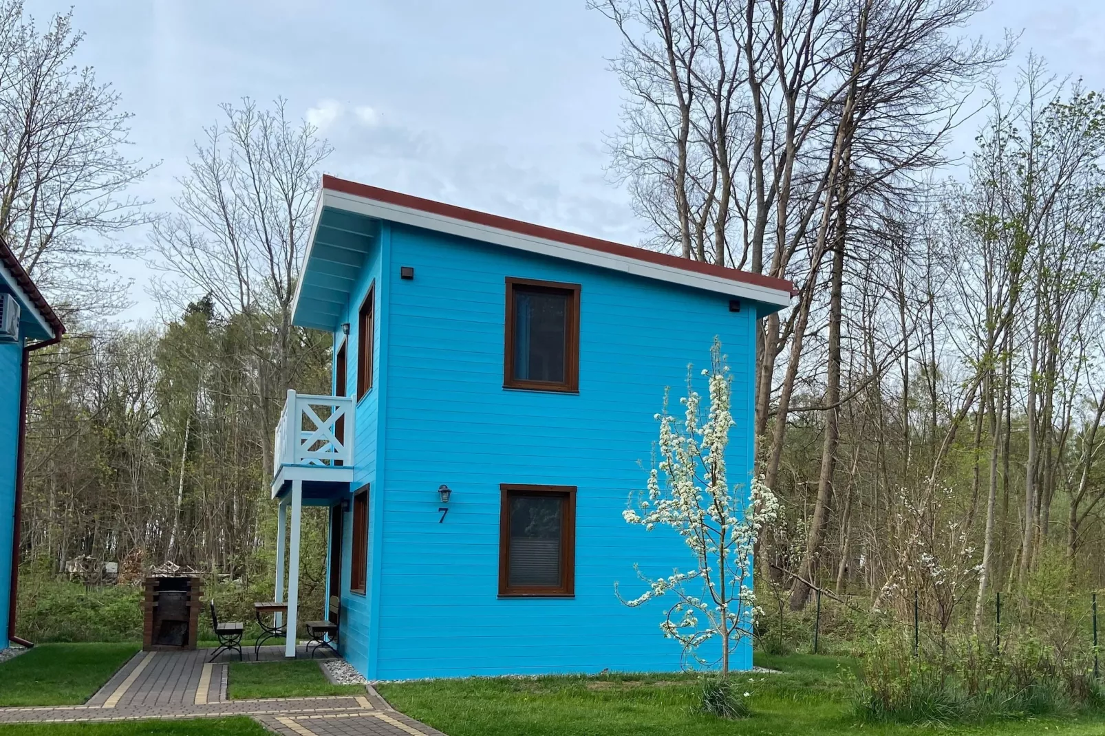 Domy wakacyjne z basenem blisko morza Rewal dom nr 2 - Buitenkant zomer