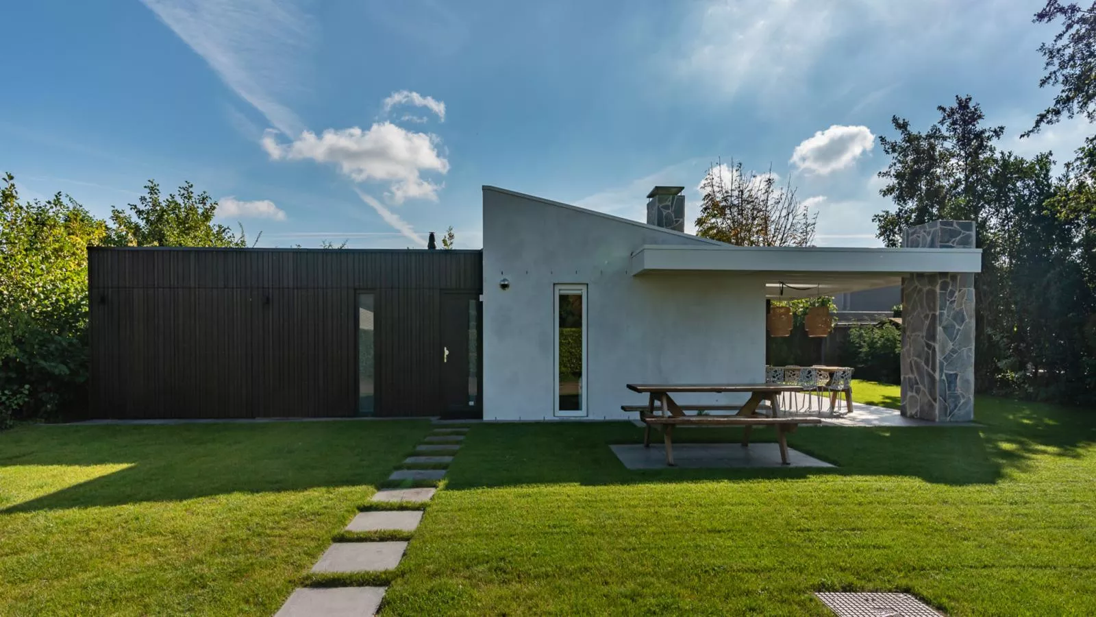 Bos  Meer Lodge Kamperland - Buitenkant zomer