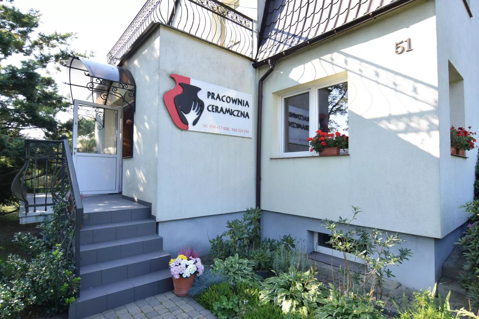 Holiday flat in Choczewo-Buitenkant zomer