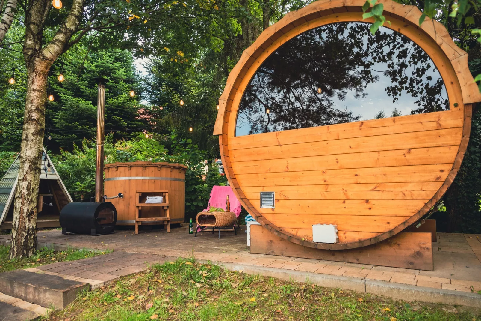 Ferienhaus Perlino-Tuinen zomer