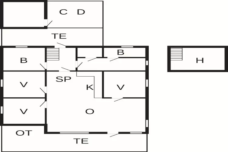8 persoons vakantie huis in Ringkøbing - Plattegrond