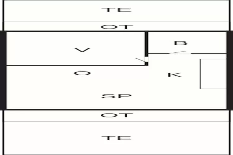 4 Personen vakantie huis in Rømø - Plattegrond