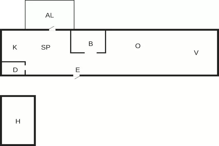 6 Personen vakantie huis in ROCKNEBY - Plattegrond