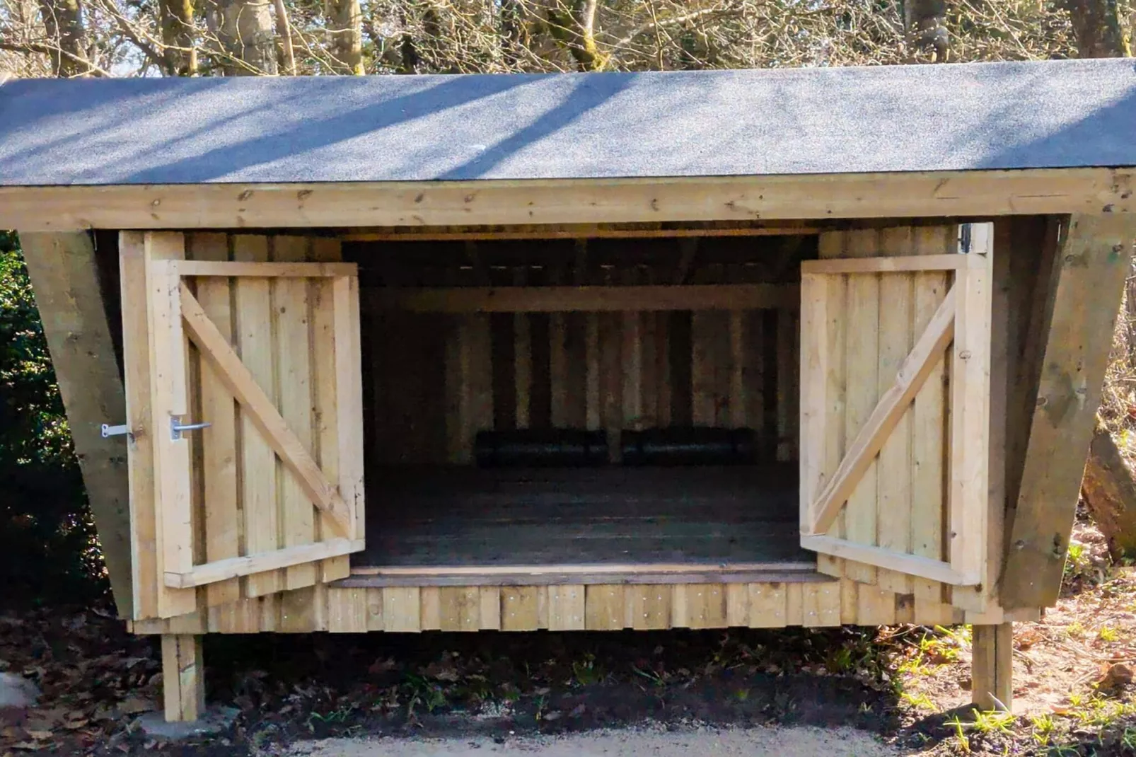 Afgelegen oase bij Kvie-meer-By Traum