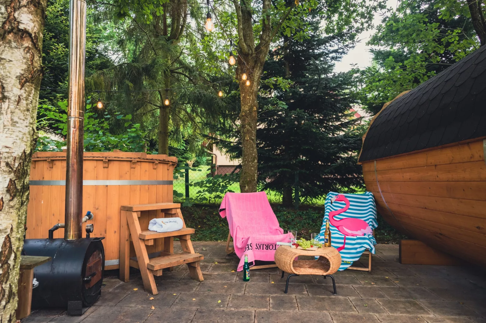 Ferienhaus Perlino-Tuinen zomer