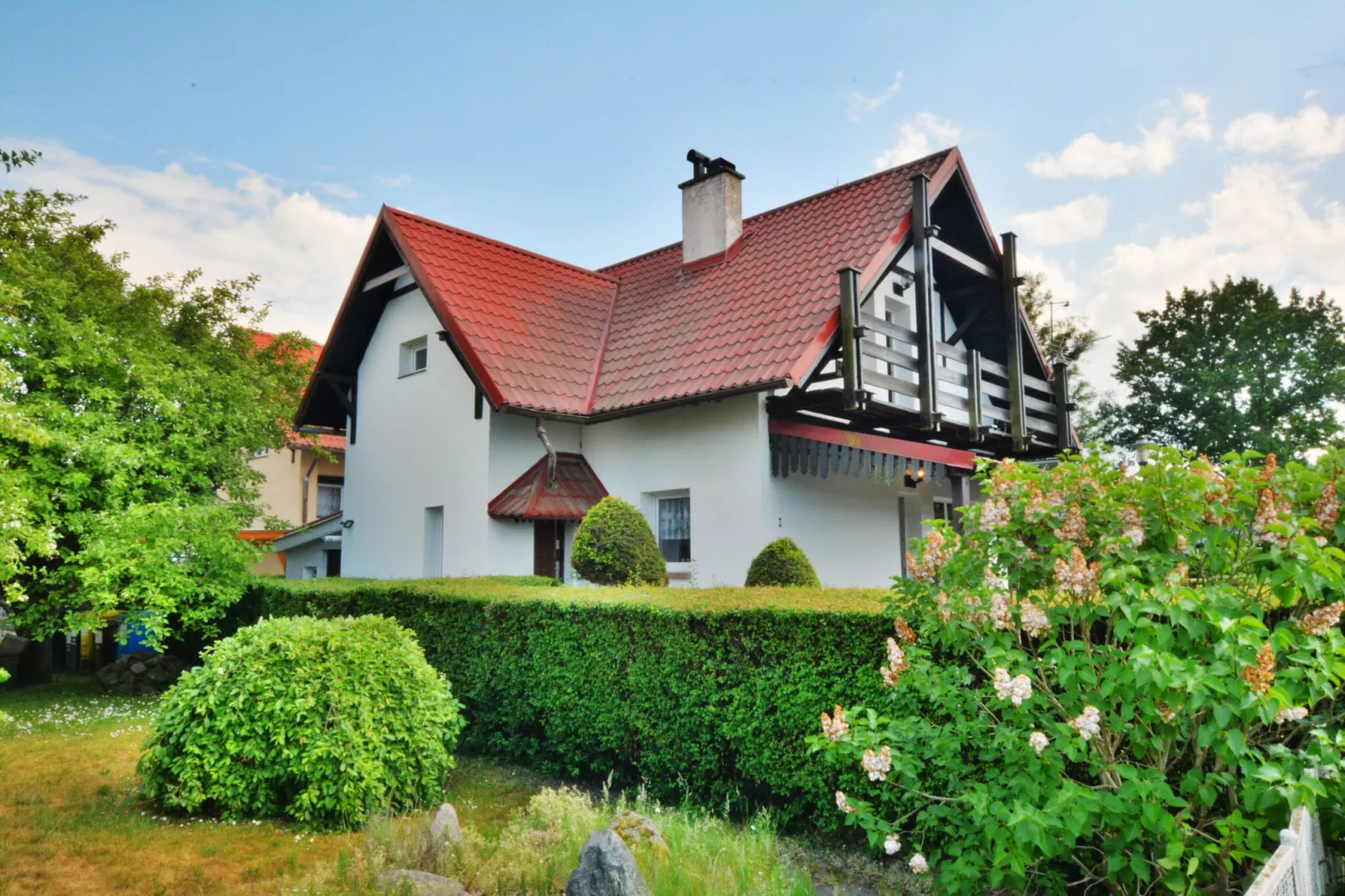 Dom z widokiem na jezioro Charzykowy-Buitenlucht