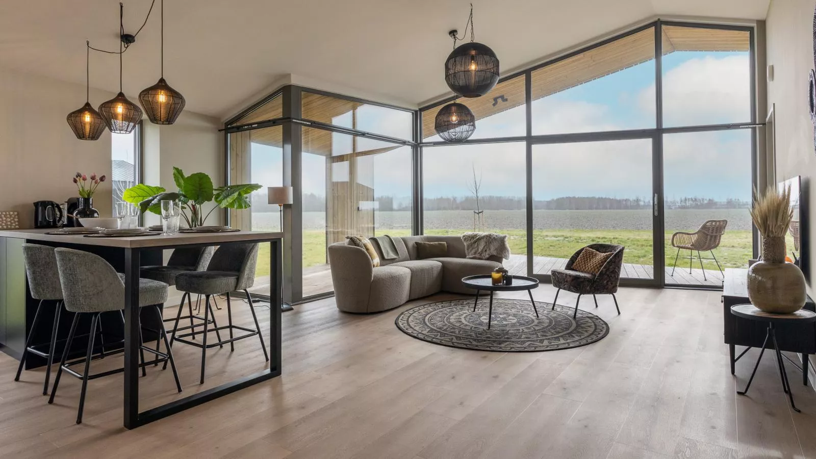 Natuurhuis Zilte stilte - Woonkamer