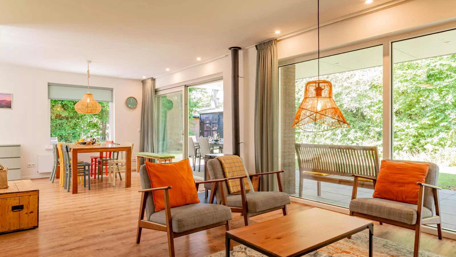 Zilte Duinvilla - Woonkamer