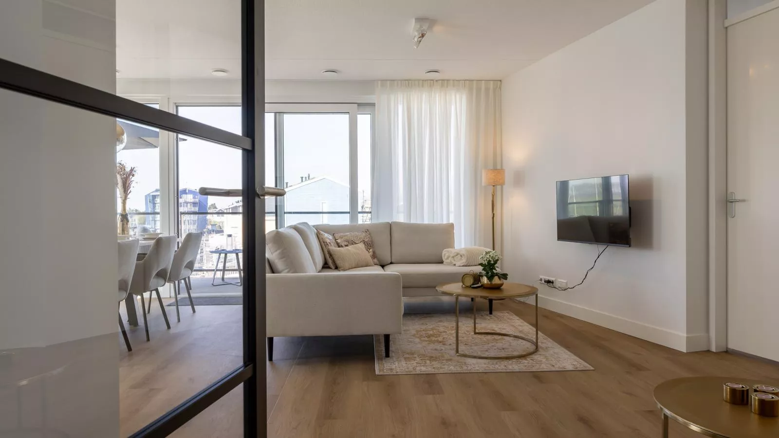 Marina Spa View Kortgene - Woonkamer