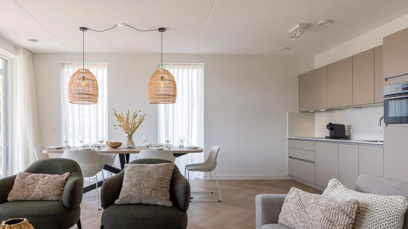 Marina House Kortgene - Woonkamer