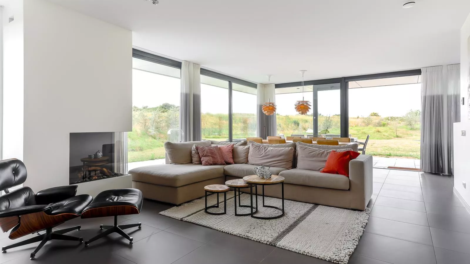 Duinvallei Lodge Zeeland - Woonkamer